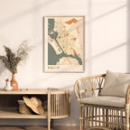 vallejo, california map poster - image 3