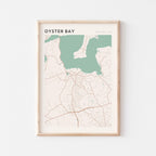 oyster bay, new york map poster - image 1