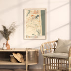 bethany beach, delaware map poster - image 3