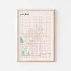 ankeny, iowa map poster - image 1