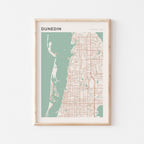 dunedin, florida map poster - image 1