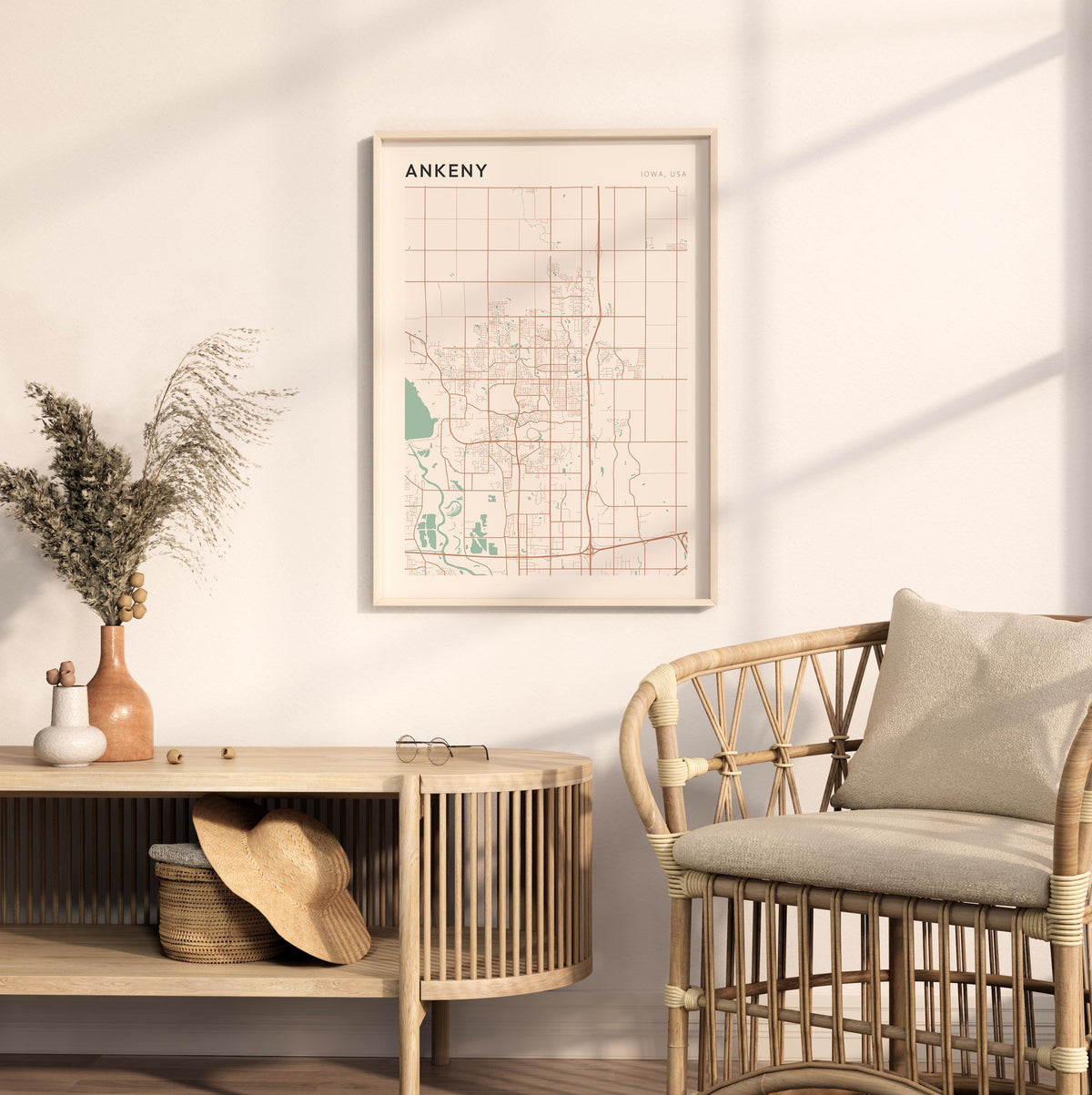 ankeny, iowa map poster - image 3
