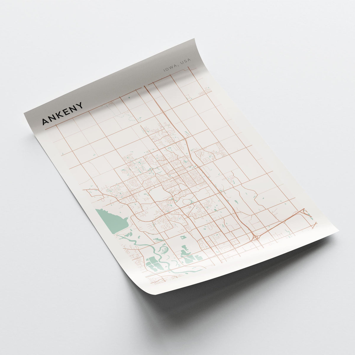 ankeny, iowa map poster - image 4