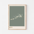 , florida map poster - image 1