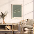 , florida map poster - image 3
