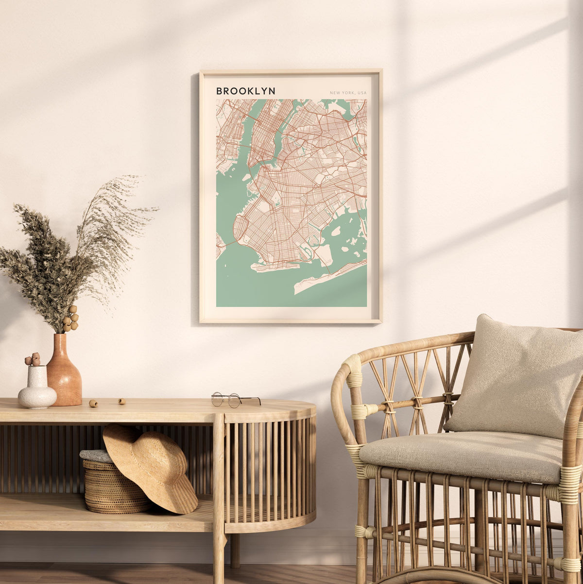 brooklyn, new york map poster - image 3