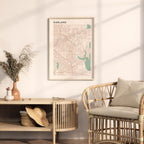 garland, texas map poster - image 3