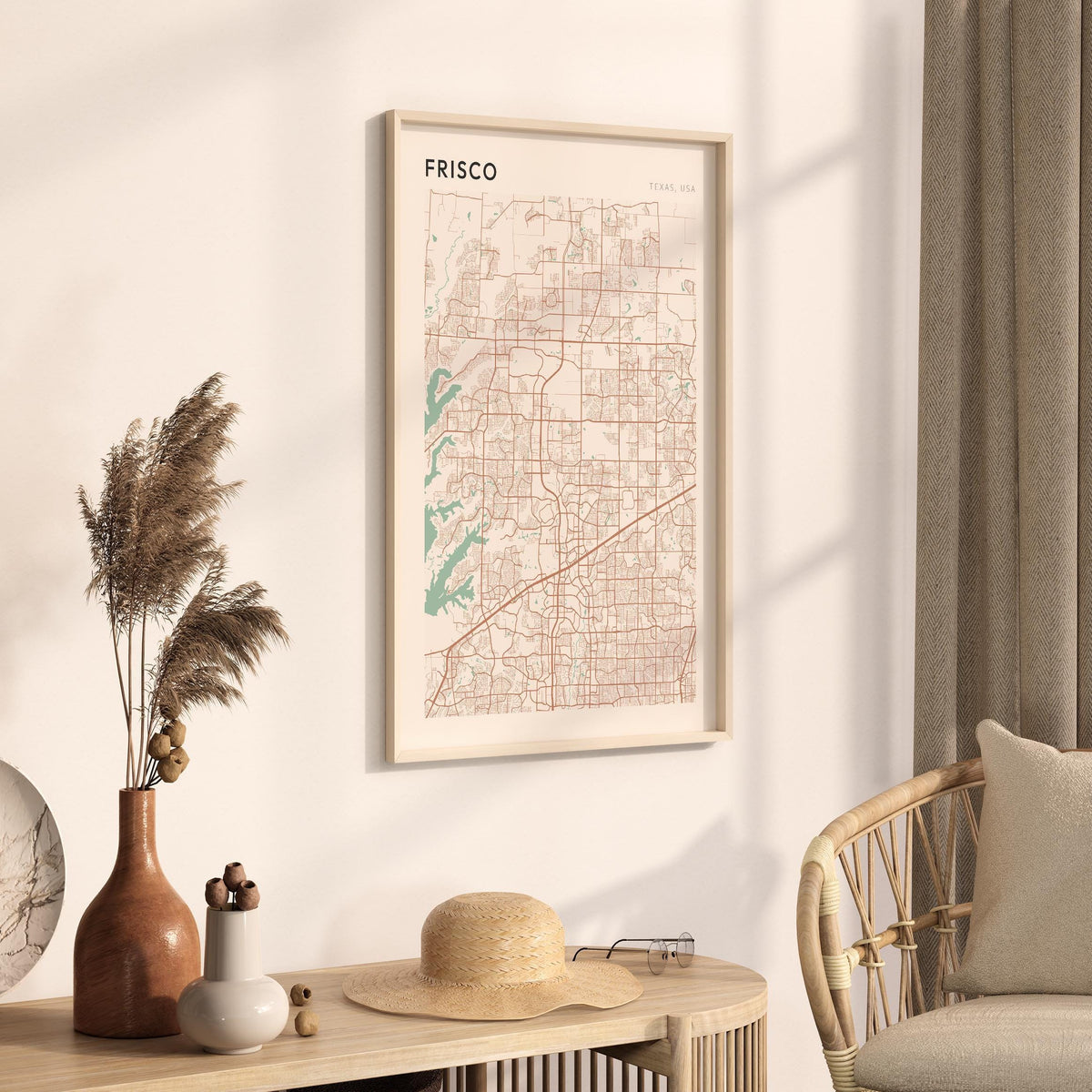 frisco, texas map poster - image 2