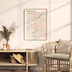 burnsville, minnesota map poster - image 3