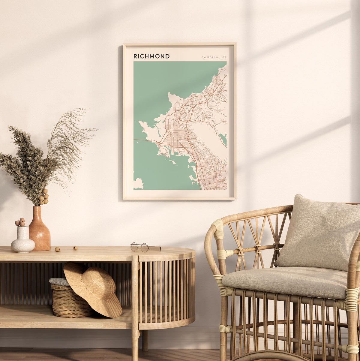 richmond, california map poster - image 3
