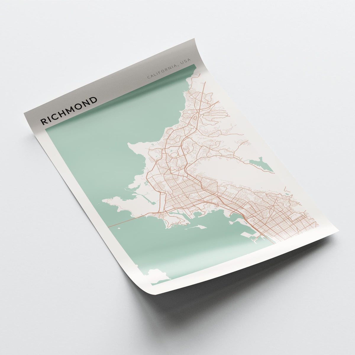 richmond, california map poster - image 4