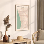 redondo beach, california map poster - image 2