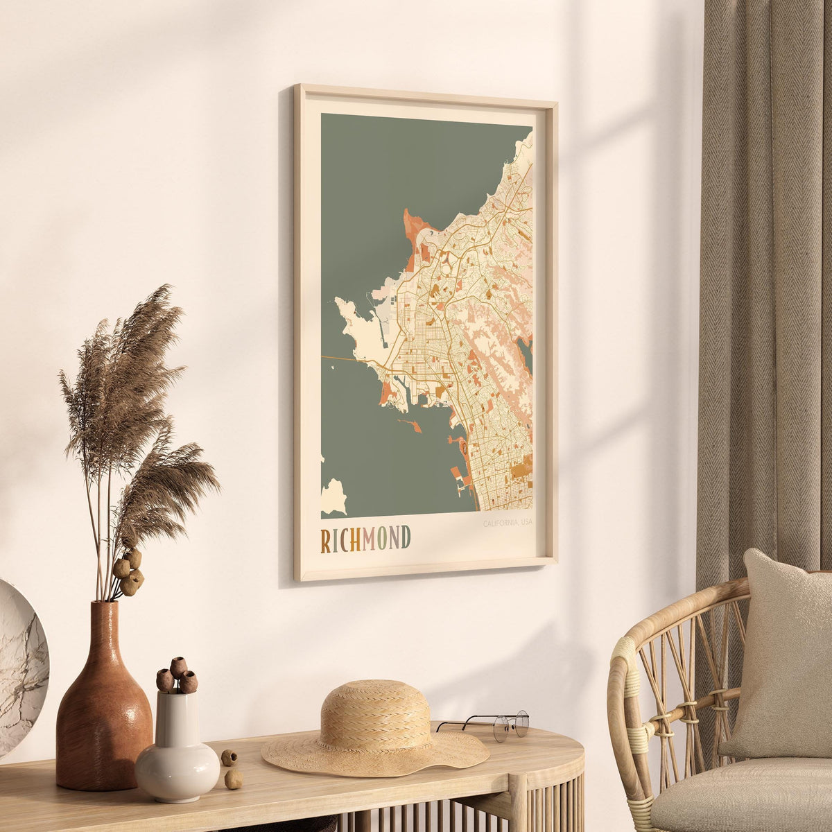 richmond, california map poster - image 2