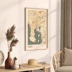 tampa, florida map poster - image 2
