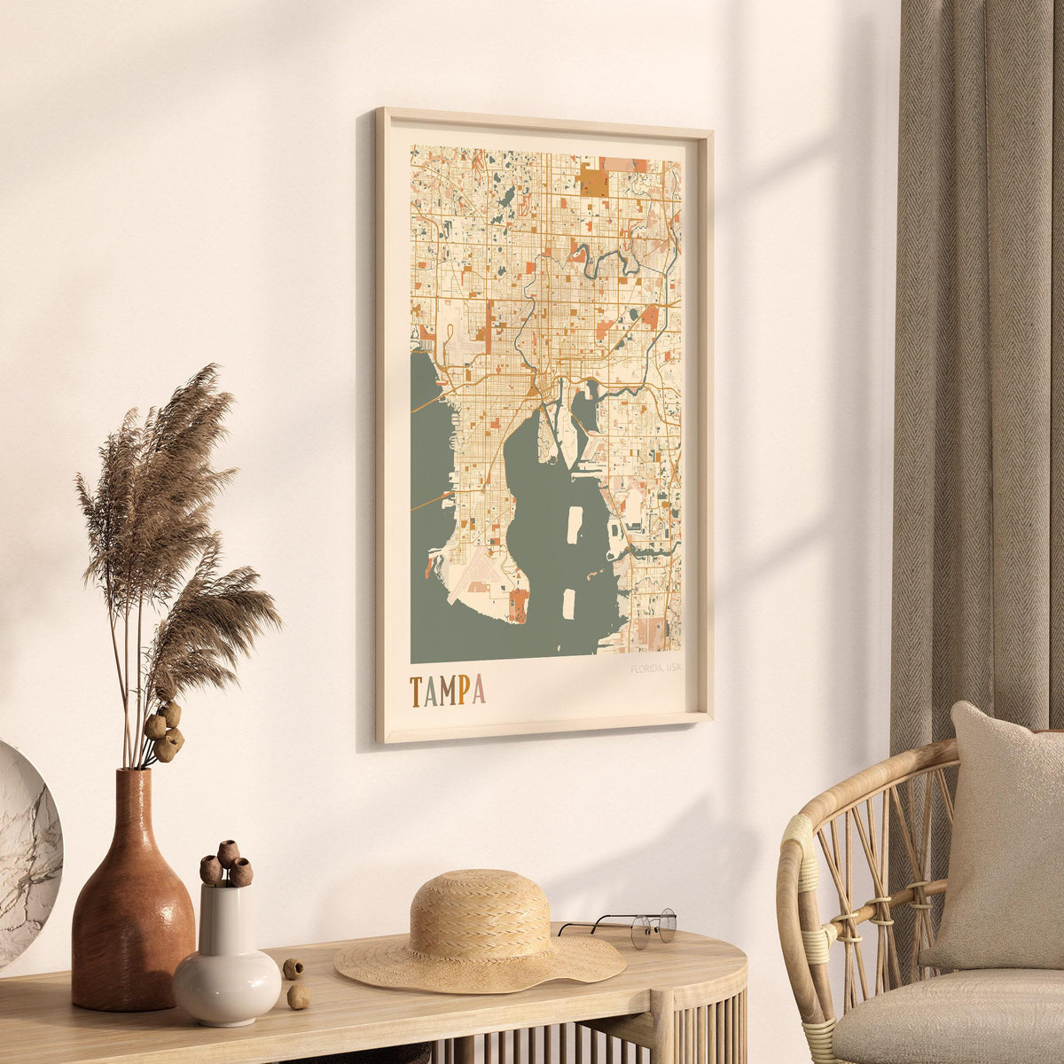 tampa, florida map poster - image 2