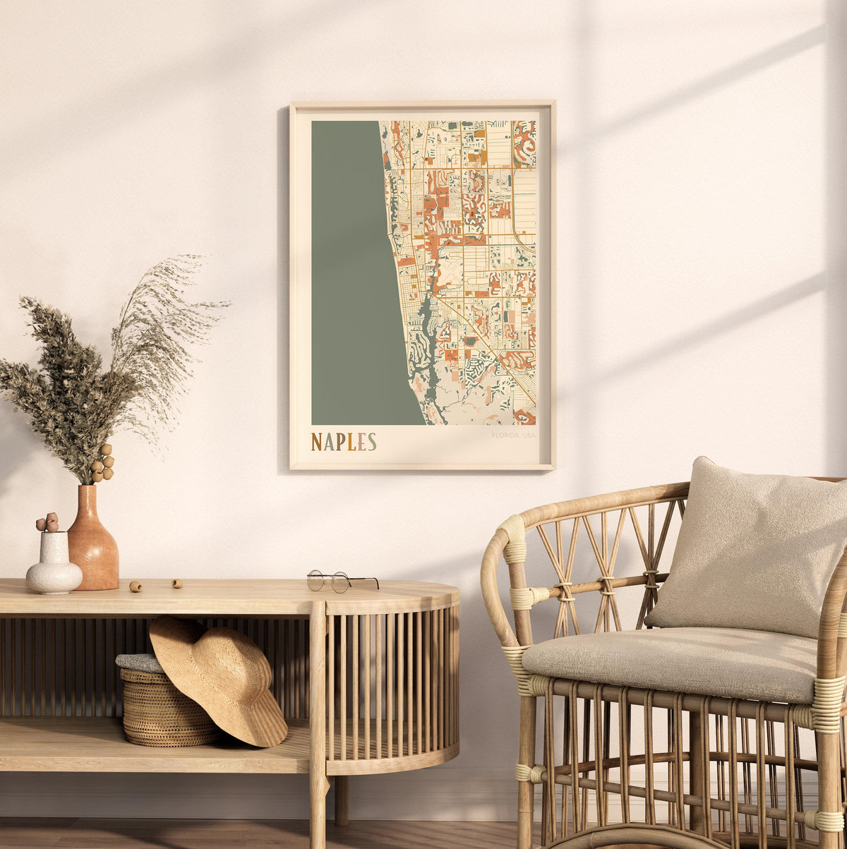 naples, florida map poster - image 3