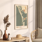 vero beach, florida map poster - image 2