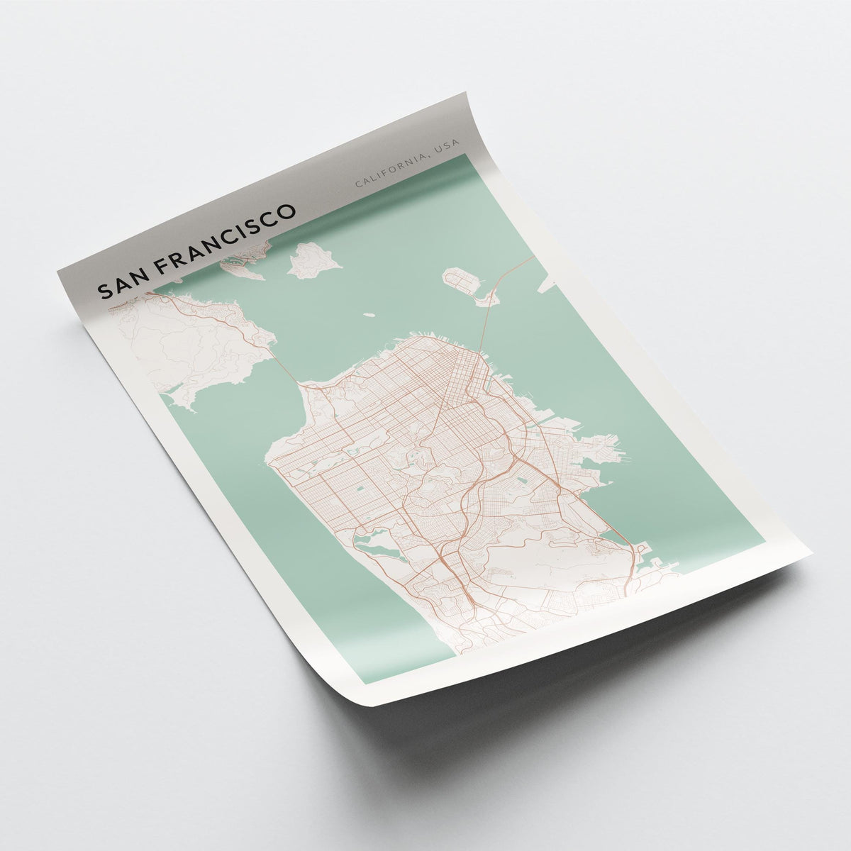 san francisco, california map poster - image 4