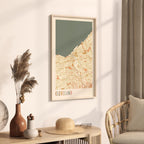 cleveland, ohio map poster - image 2