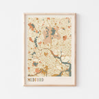 medford, massachusetts map poster - image 1