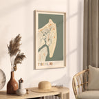 tybee island, georgia map poster - image 2