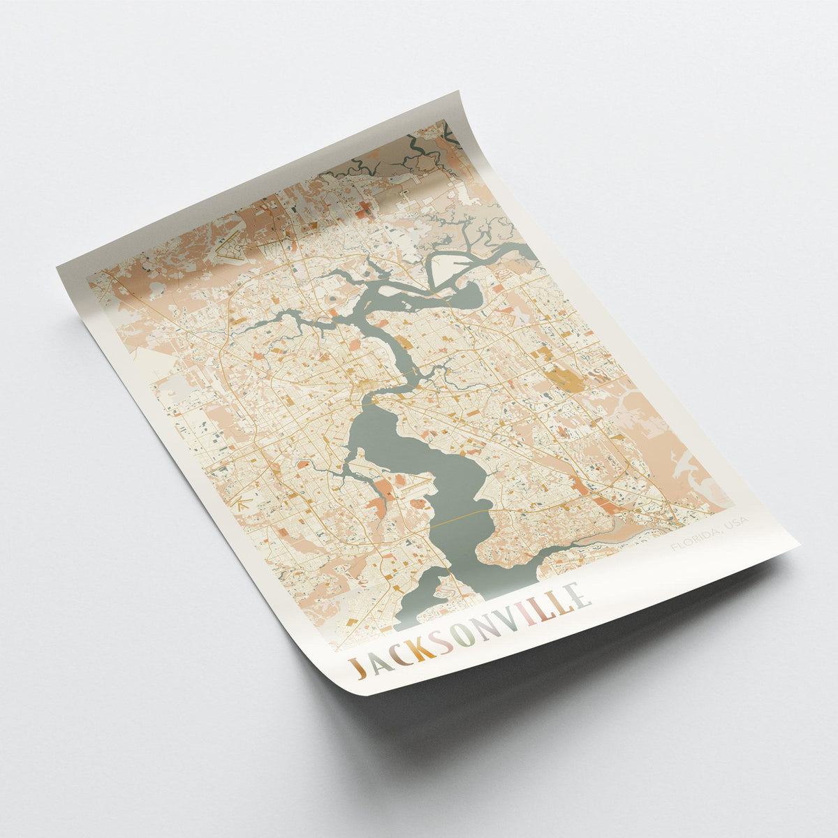 jacksonville, florida map poster - image 3