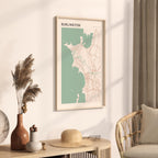 burlington, vermont map poster - image 2
