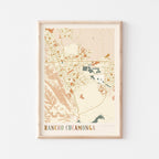 rancho cucamonga, california map poster - image 1