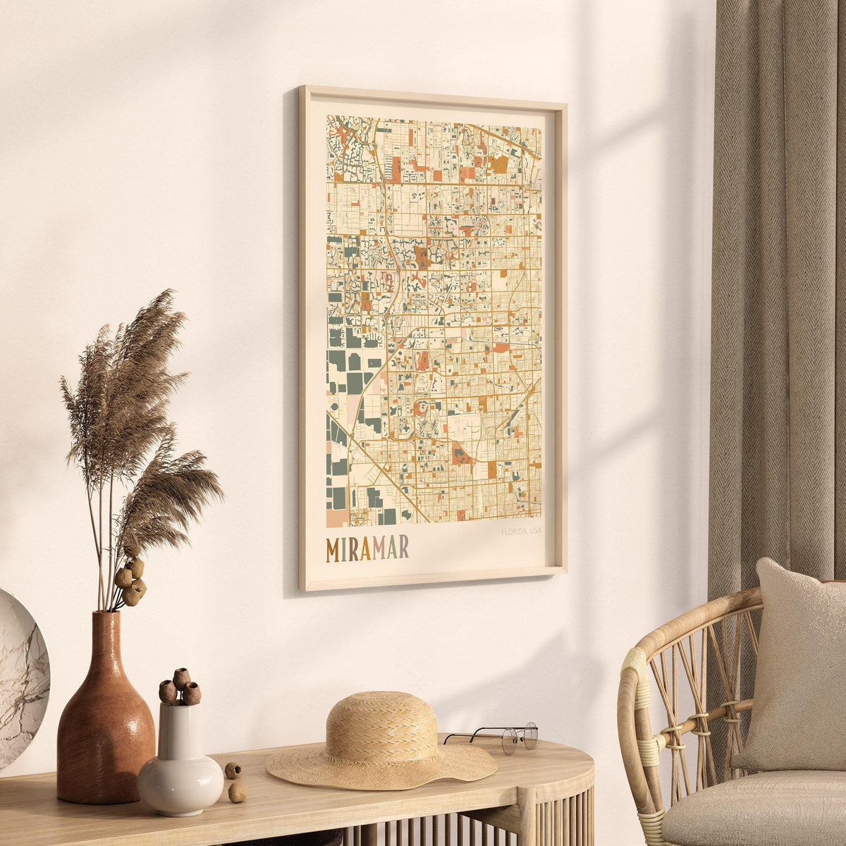 miramar, florida map poster - image 2