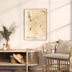 fort worth, texas map poster - image 3
