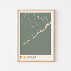 islamorada, florida map poster - image 1