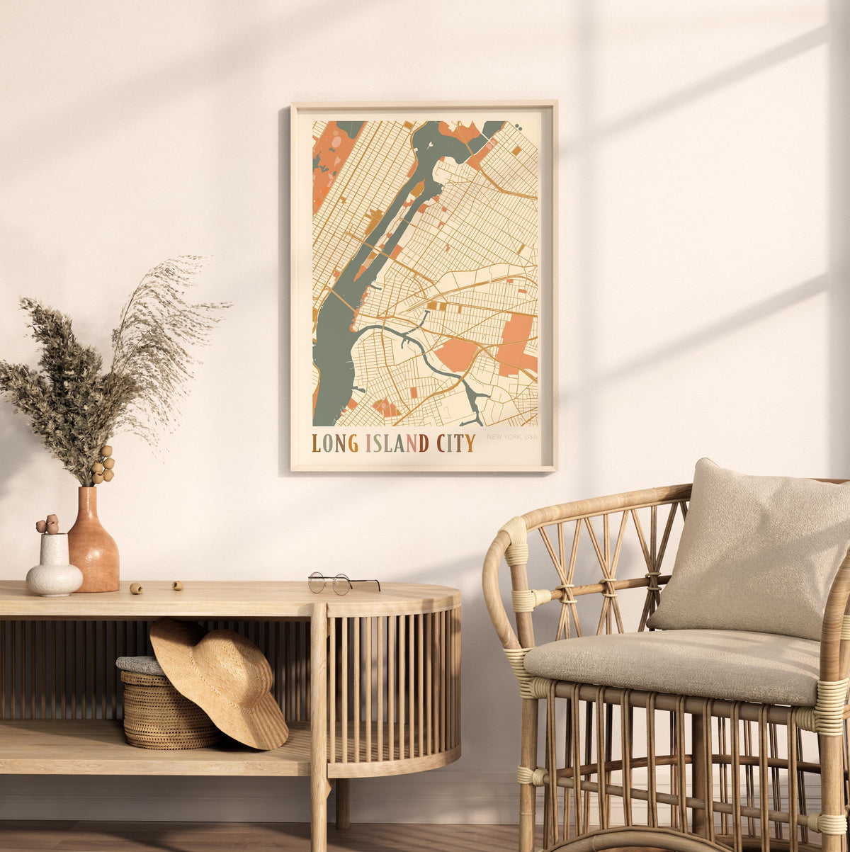 long island city, new york map poster - image 3