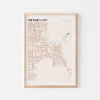 henderson, nevada map poster - image 1