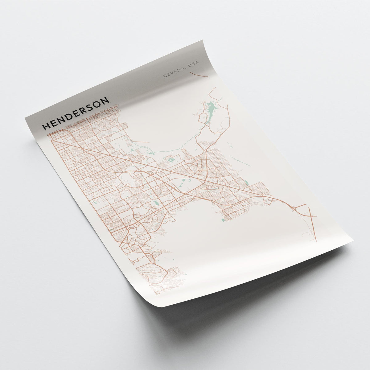 henderson, nevada map poster - image 4