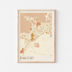 flagstaff, arizona map poster - image 1