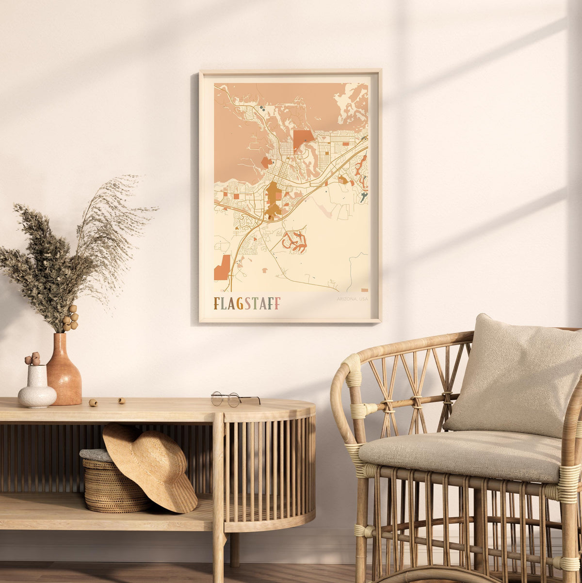 flagstaff, arizona map poster - image 3