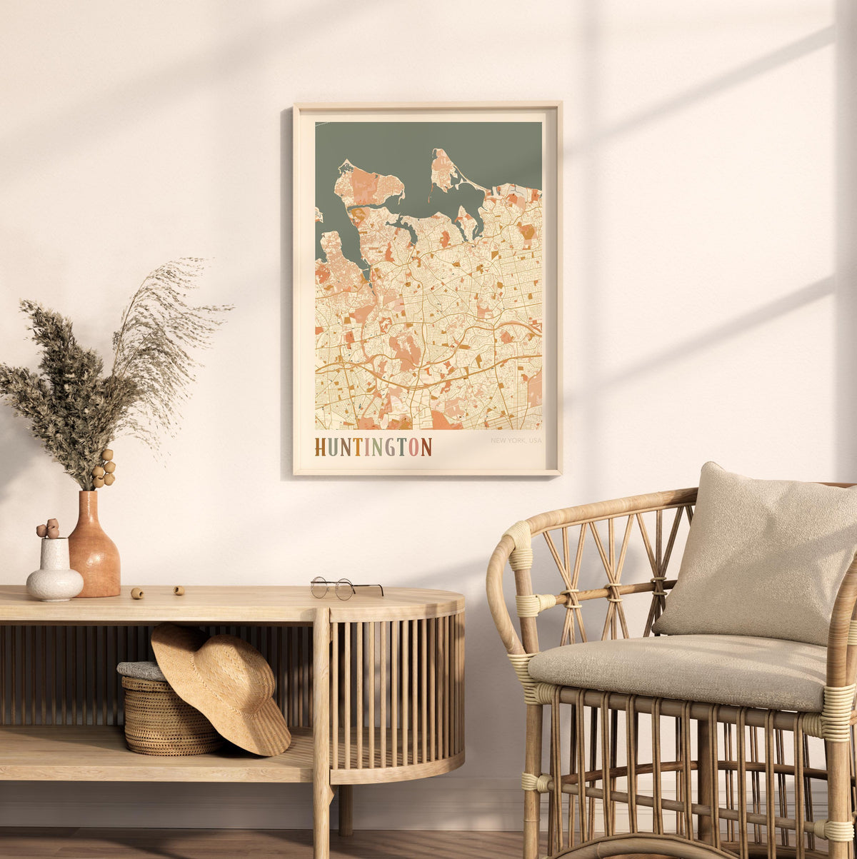 huntington, new york map poster - image 3
