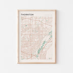 thornton, colorado map poster - image 1