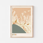 aptos, california map poster - image 1