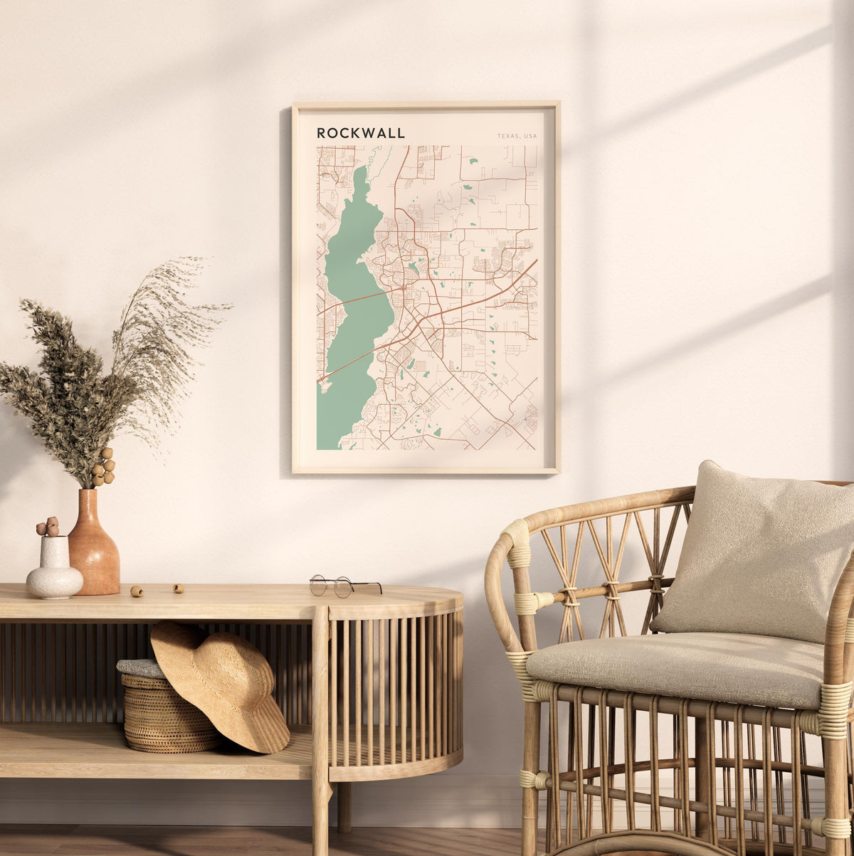 rockwall, texas map poster - image 3