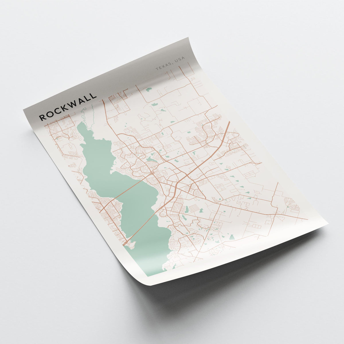 rockwall, texas map poster - image 4