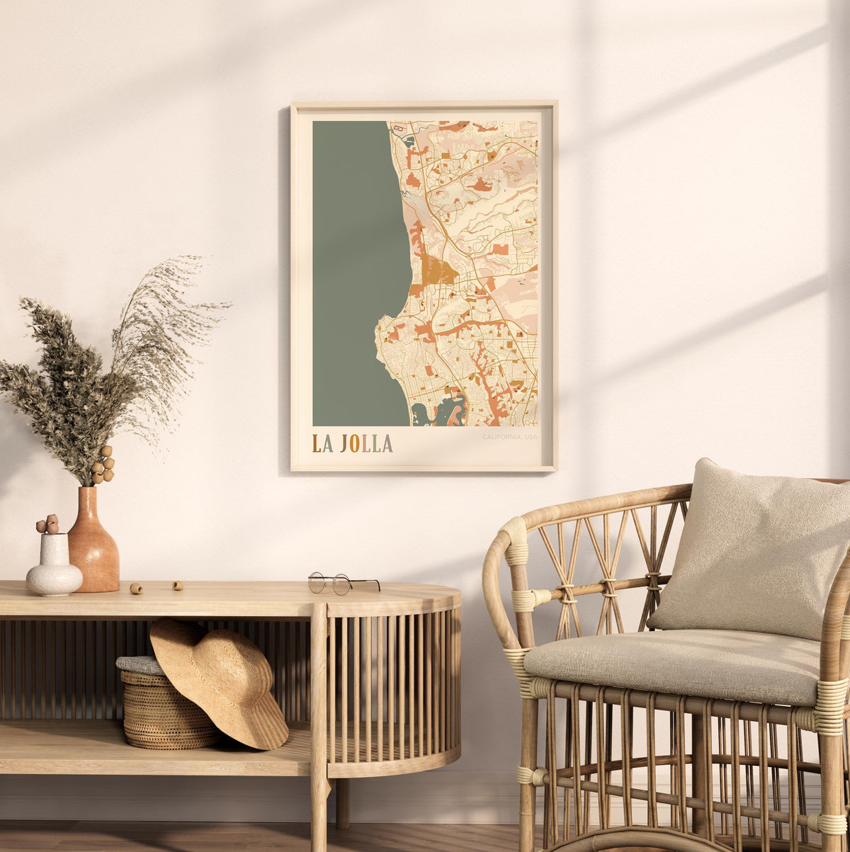la jolla, california map poster - image 3