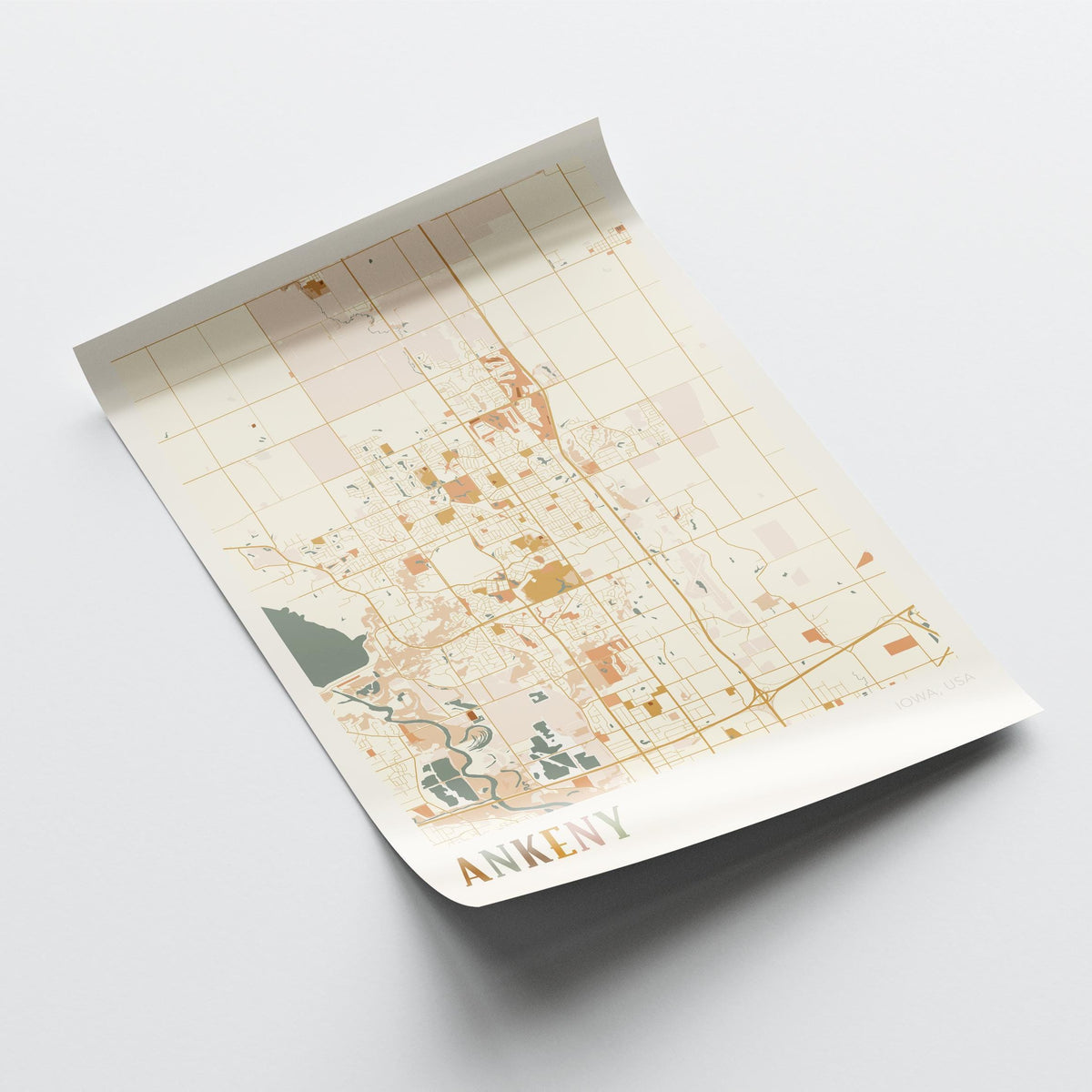 ankeny, iowa map poster - image 4