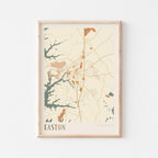 easton, maryland map poster - image 1