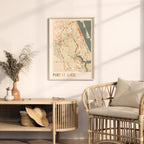 port st. lucie, florida map poster - image 3