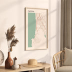 pacifica, california map poster - image 2