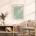 key largo, florida map poster - image 3