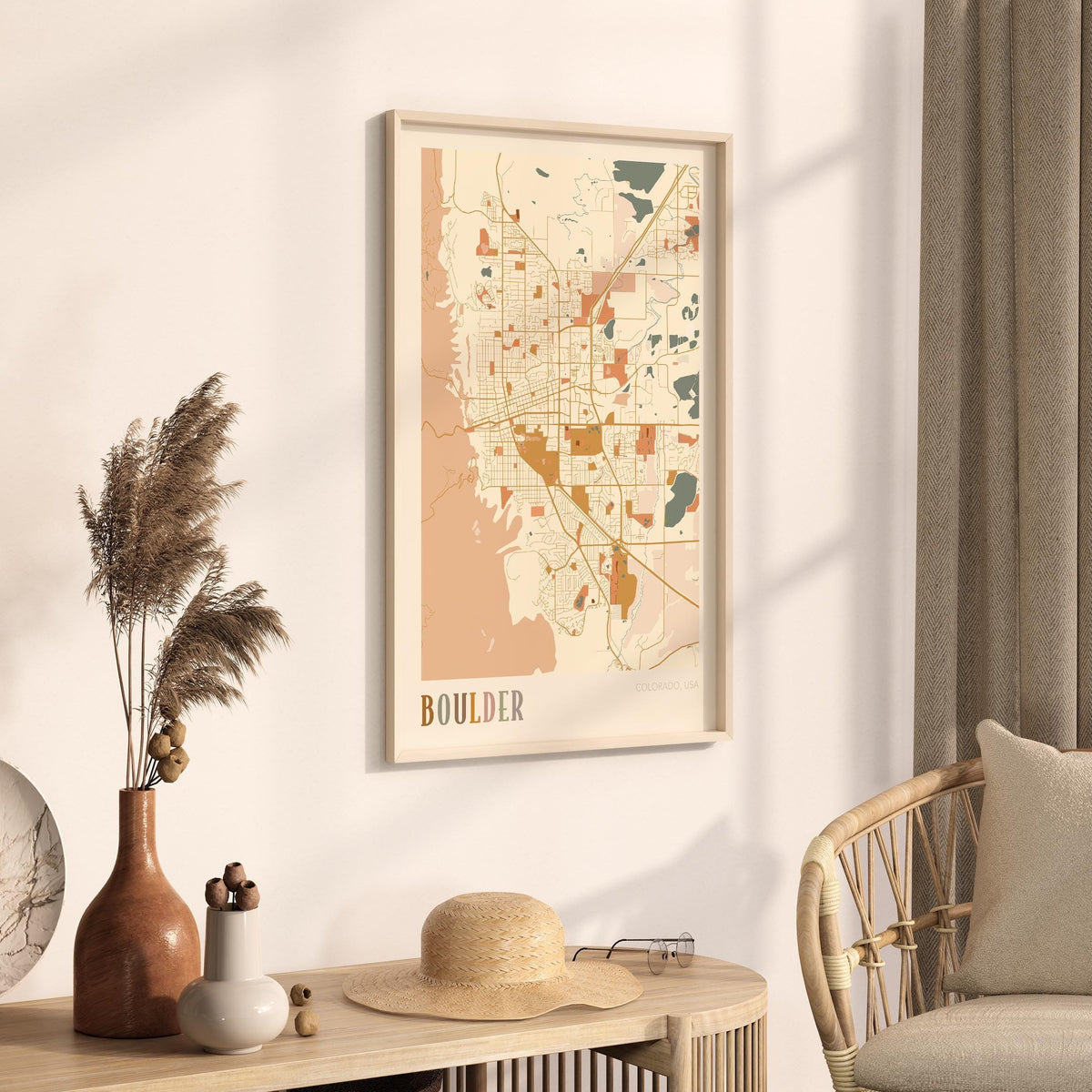 boulder, colorado map poster - image 2