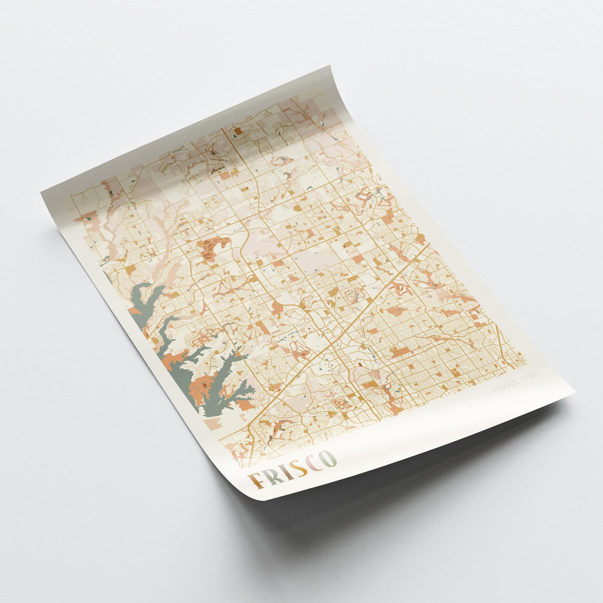 frisco, texas map poster - image 4