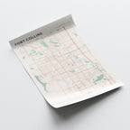 fort collins, colorado map poster - image 4